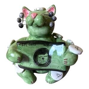 2002 Annaco In Cats we Trust Cat by Amy Lacombe Artist Signed